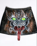 Custom Hand Painted Tongue Skirt