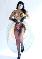 Clown Hand Dyed Pastel Hoop Skirt