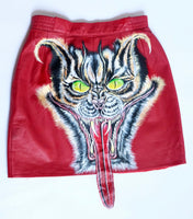 Custom Hand Painted Tongue Skirt