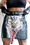 Custom Hand Painted Tongue Skirt