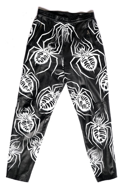 Spider Infestation Leather Pants