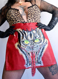 Custom Hand Painted Tongue Skirt