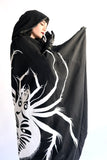Spider & Web Silhouette Cape