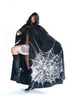 Spider & Web Silhouette Cape