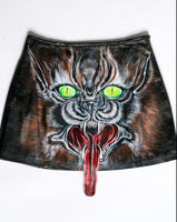 Custom Hand Painted Tongue Skirt