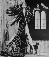 Orb Weaver Vamp Gown