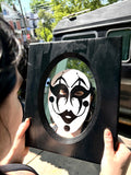 Clown Mask Reflection Mirror Painting