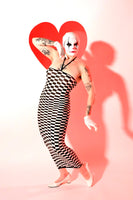 Checker Print Clown Dress