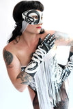 Starlight Snake Fringe Gloves