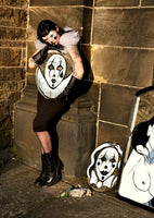 Smiling Clown Reflection Mirror Painting