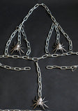 -Custom- Spider Chain Bikini Garter Set