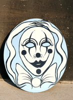 Smiling Clown Reflection Mirror Painting
