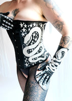 Starlight Snake Fringe Gloves