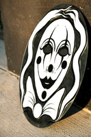 Smiling Clown Reflection Mirror Painting