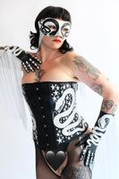 Starlight Snake Fringe Gloves