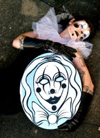 Smiling Clown Reflection Mirror Painting