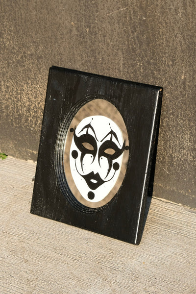 Clown Mask Reflection Mirror Painting