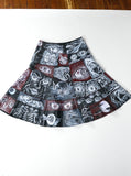 Horror Comic Patchwork Skirt