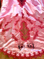 Hand Dyed & Hand Painted / Hand Drawn Beetlejuice Gown