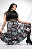 Horror Comic Patchwork Skirt
