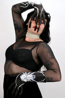 Fringe Tip Spider Gloves