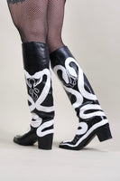 Silhouette Snake Boots