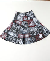 Horror Comic Patchwork Skirt