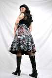 Horror Comic Patchwork Skirt
