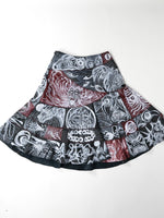Horror Comic Patchwork Skirt
