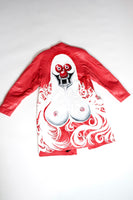 Vampire Clown Red Leather Jacket