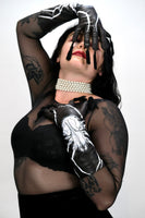 Fringe Tip Spider Gloves