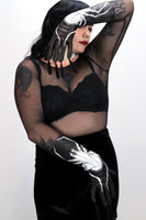 Fringe Tip Spider Gloves