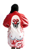 Vampire Clown Red Leather Jacket